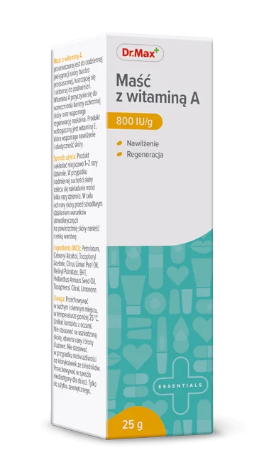 Dr.Max maść z witaminą A 800 IU/g, 25 g