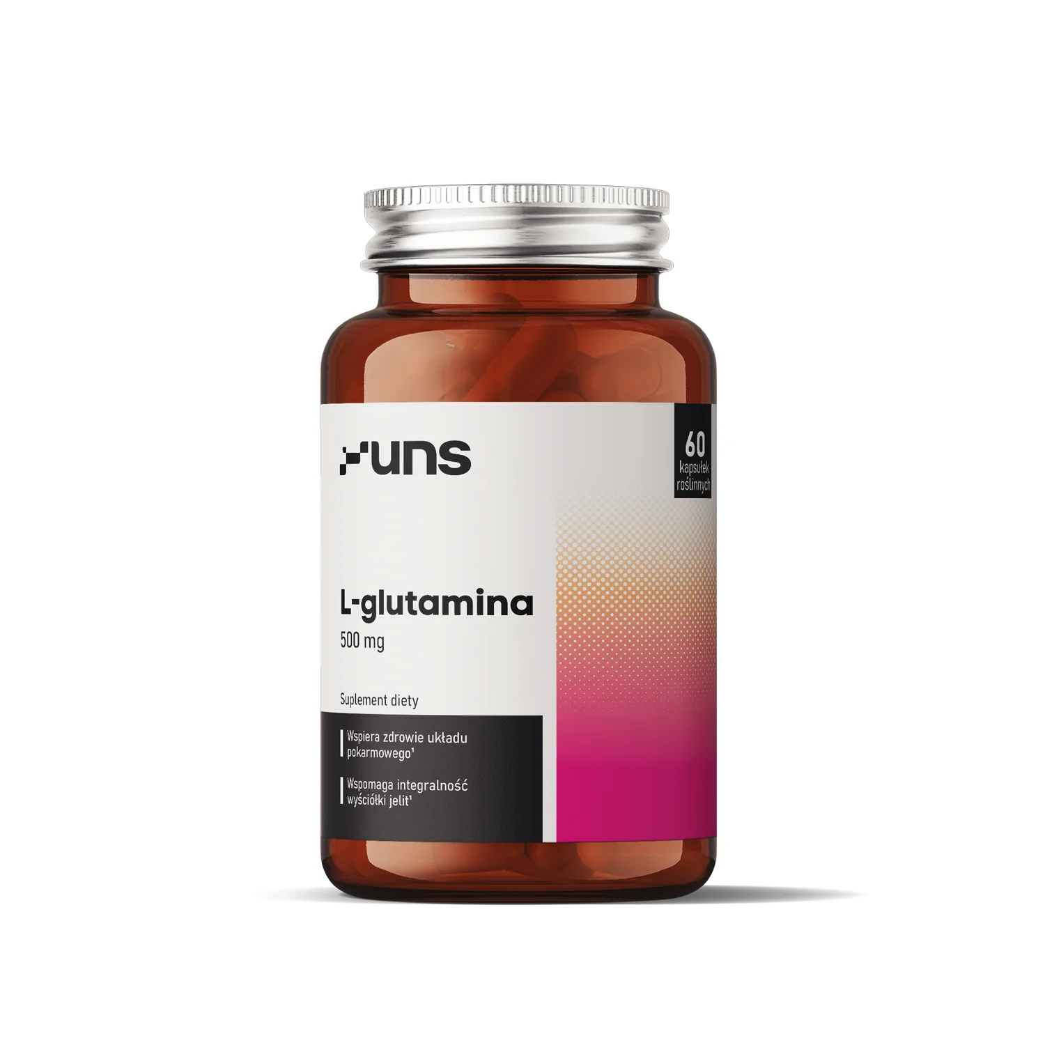 UNS L-glutamina 60 kapsułek wege