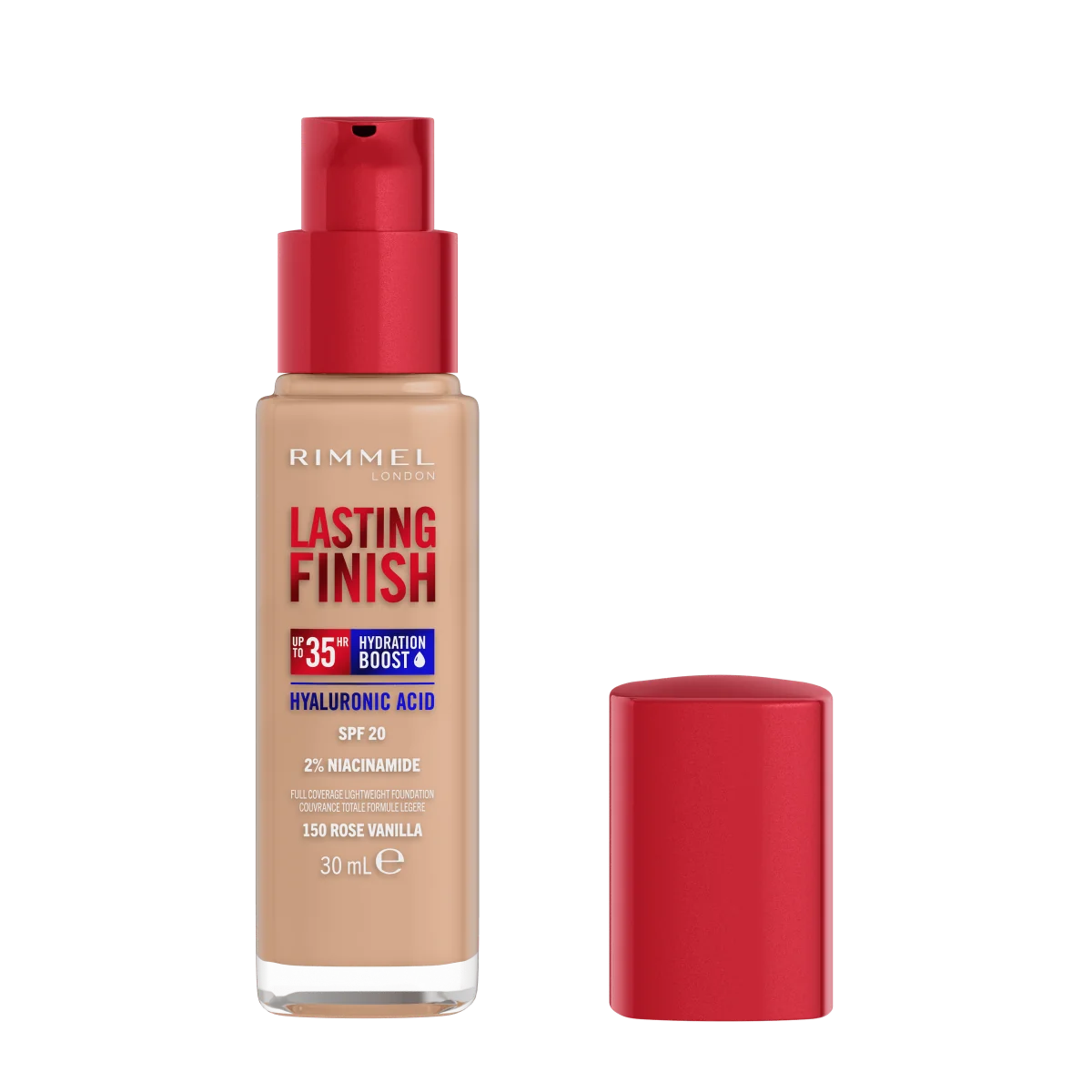 Rimmel Lasting Finish Foundation Podkład do twarzy nr 150 Rose Vanilla, 30 ml