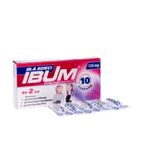 Ibum dla dzieci, 125 mg, 10 czopków