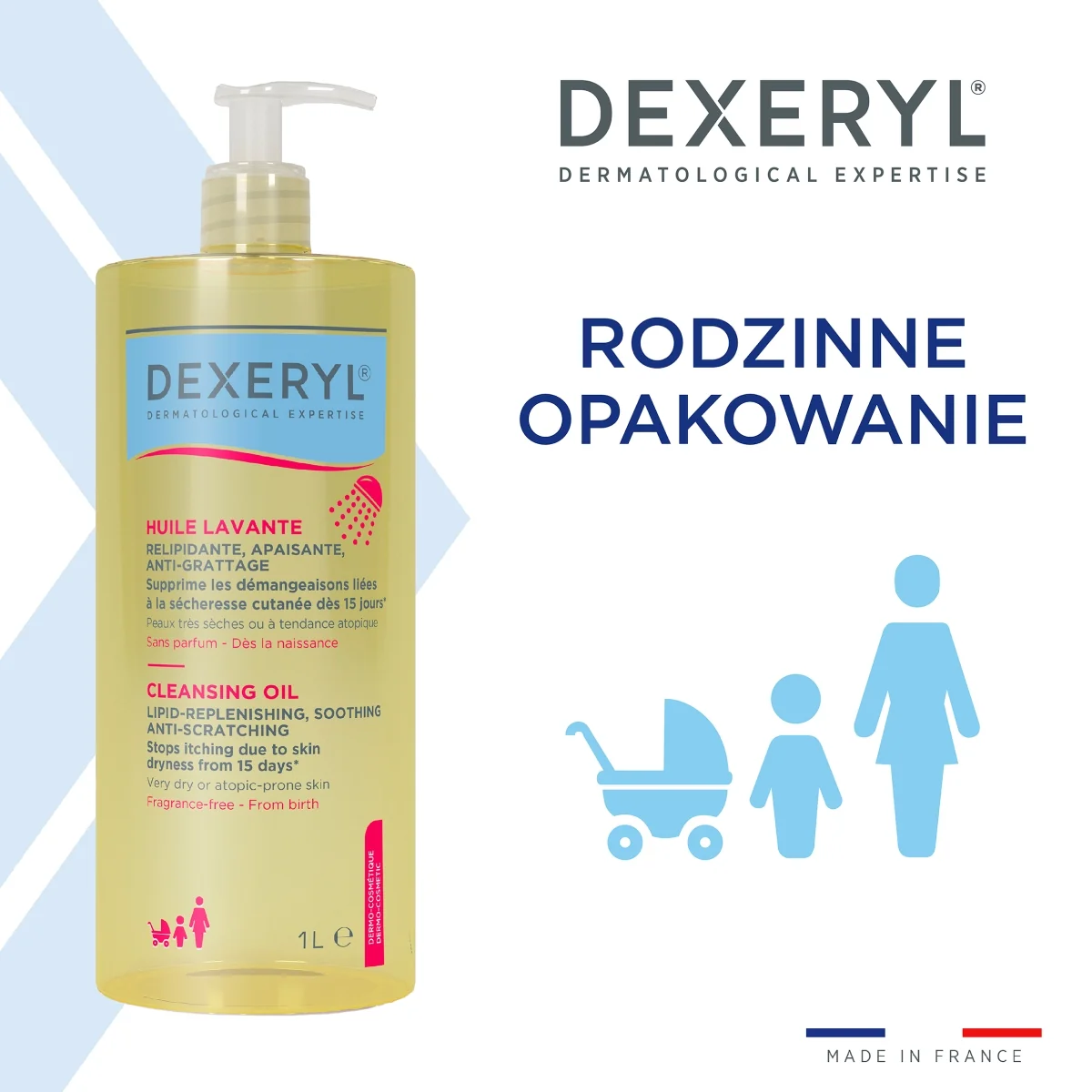 Dexeryl olejek do mycia, 1 l