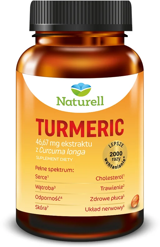 Naturell Turmeric 60 kapsułek