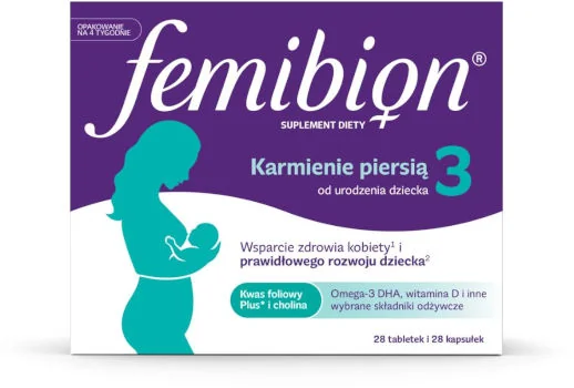 Femibion 3 Karmienie Piersią suplement diety, 28 tabletek + 28 kapsułek