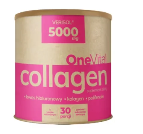 OneVital Collagen o smaku wiśniowym, proszek, 198 g