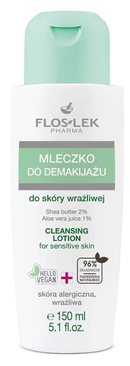 Floslek mleczko do demakijażu do skóry wrażliwej, 150 ml