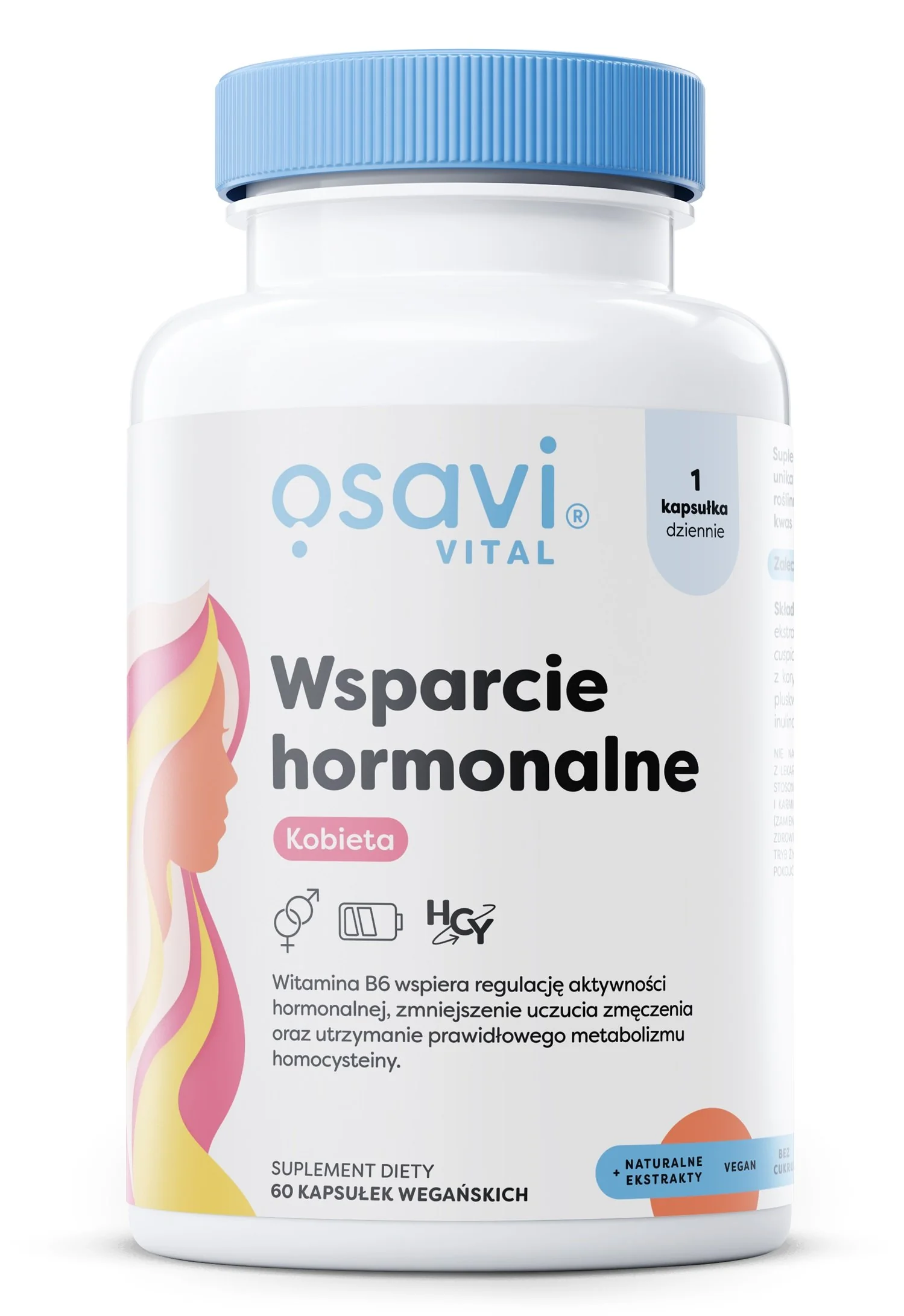 Osavi Wsparcie Hormonalne Kobieta 60 kapsułek wegańskich