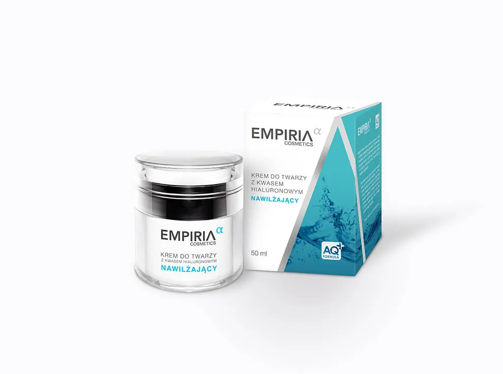 Empiria Cosmetics, nawilżający krem do twarzy z kwasem hialuronowym, 50 ml