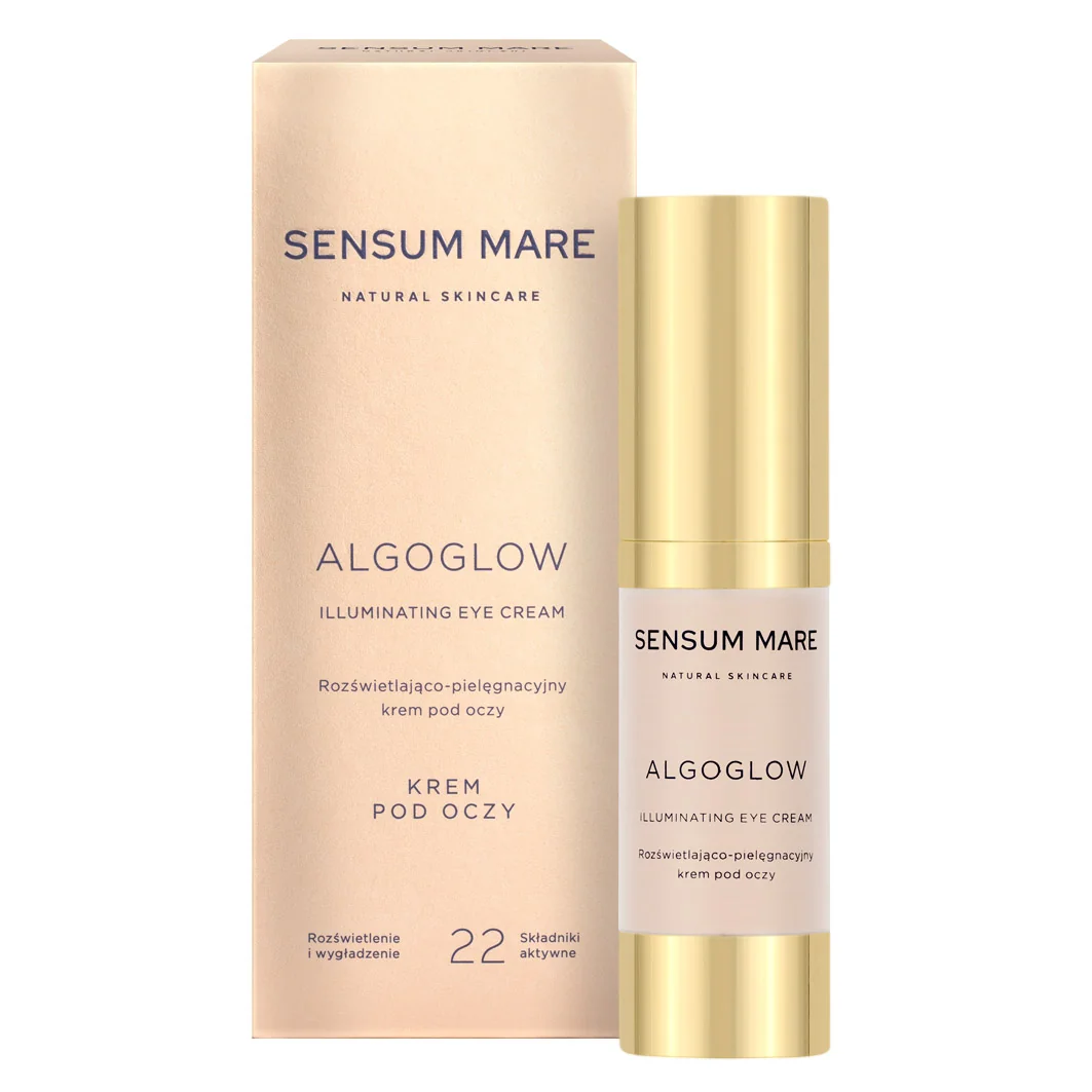 Sensum Mare Algoglow rozświetlająco-pielęgnacyjny krem pod oczy, 15 ml