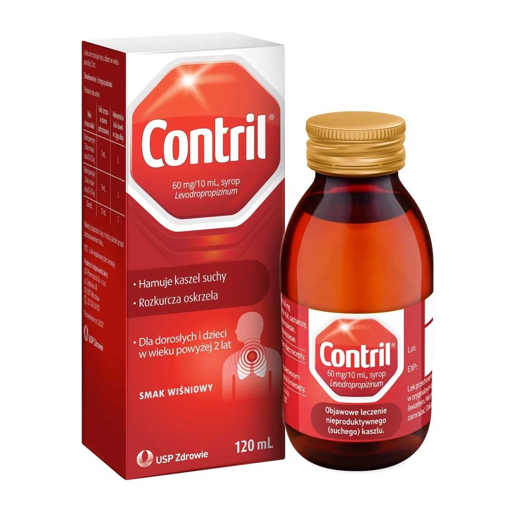 Contril 60 mg/10 ml syrop, 120 ml