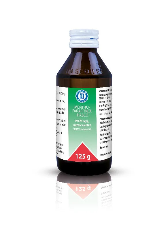 Mentho-Parafinol, 998,75 mg/g , 125 g roztworu doustnego