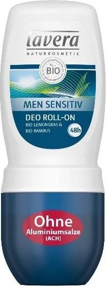 Lavera Men Sensitiv, dezodorant 24h roll-on, 50 ml