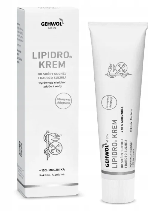 Gehwol Med Lipidro krem silnie nawilżający do stóp, 125 ml