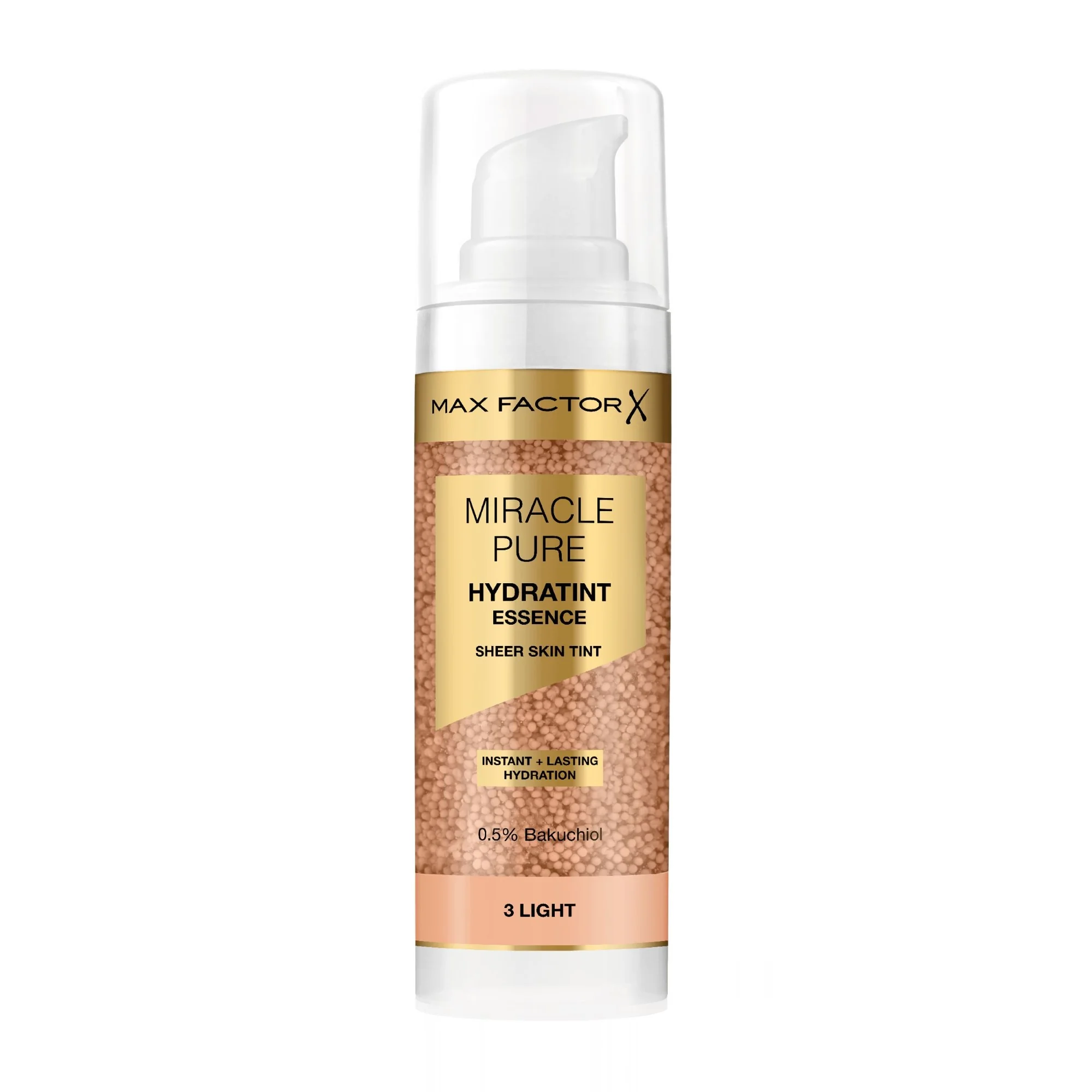 Max Factor Miracle Pure Hydratint Essence podkład do twarzy, 3 Light, 30 ml