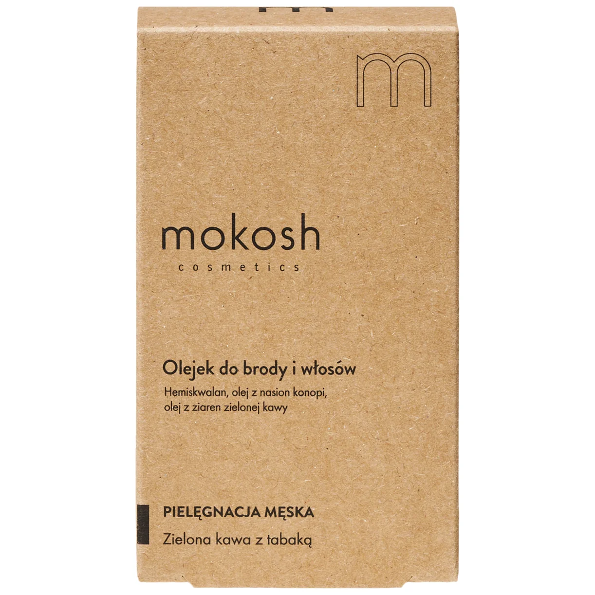 Mokosh olejek do brody i włosów zielona kawa z tabaką, 30 ml