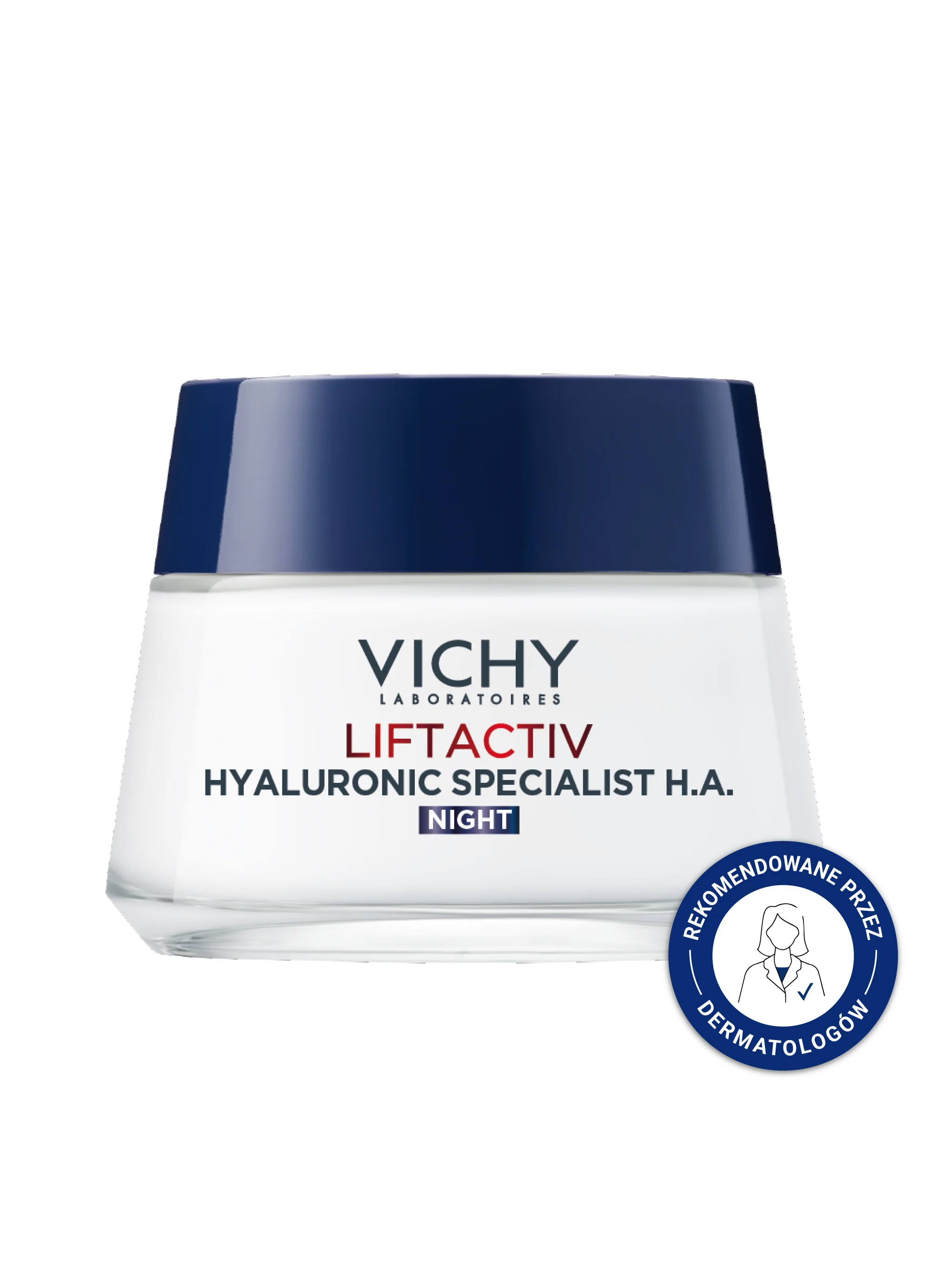 Vichy Liftactiv H.A. przeciwzmarszczkowy krem ujędrniający z kwasem hialuronowym na noc 50 ml