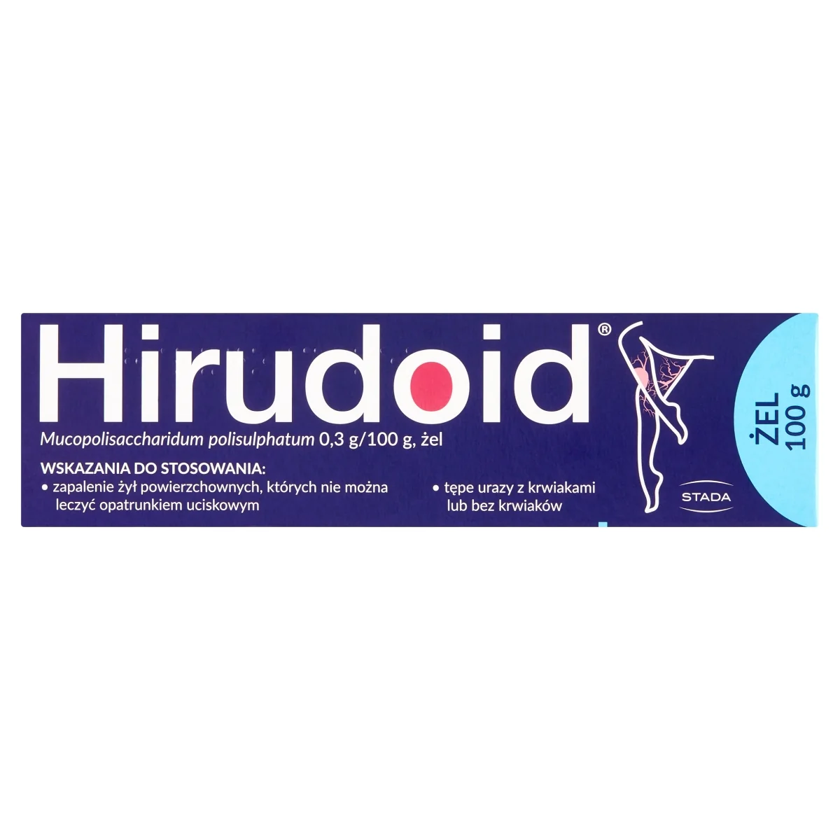 Hirudoid 0,3 g/100 g, żel, 100 g