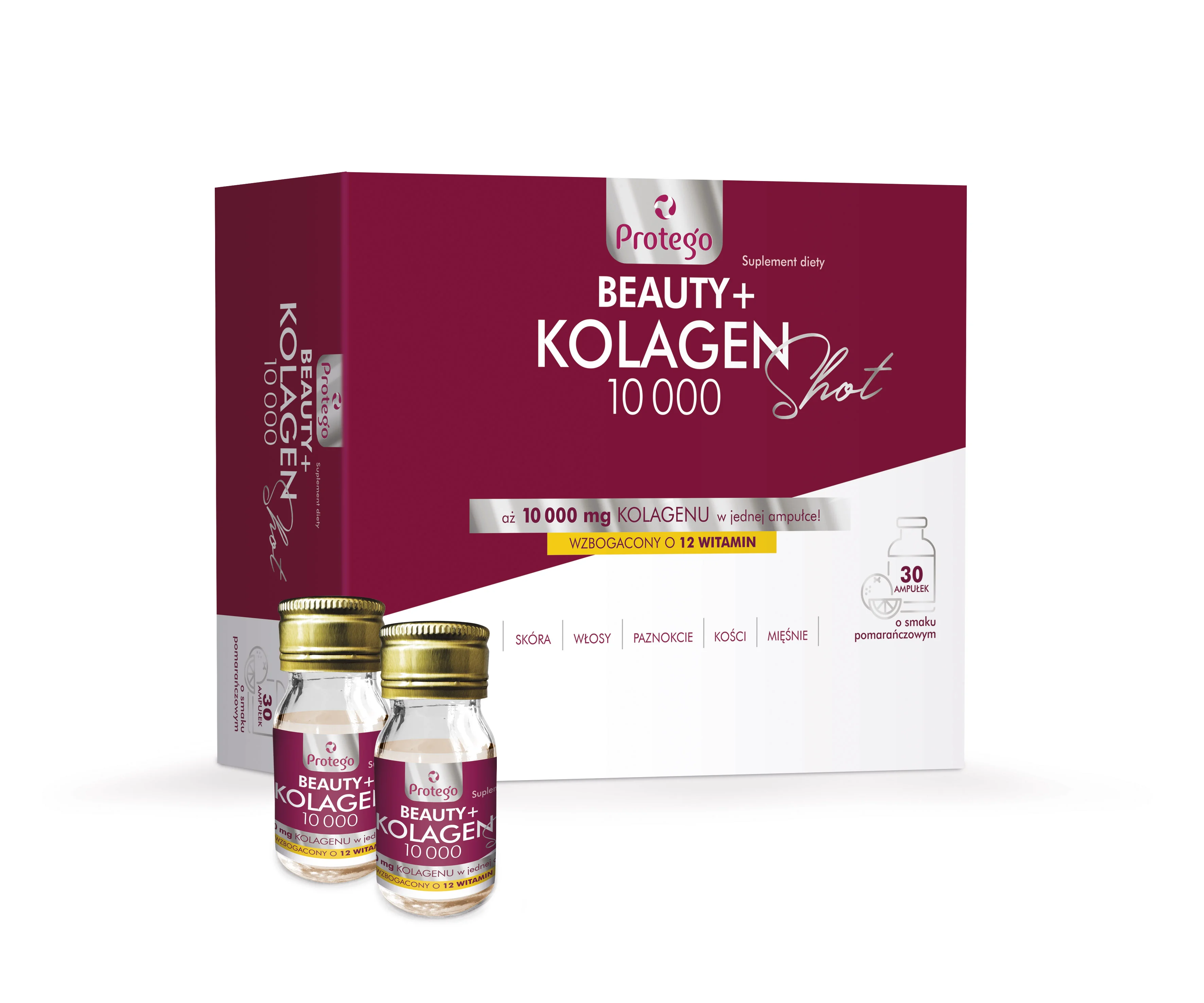 Protego Beauty+ Kolagen 10000 Shot 30 ampułek