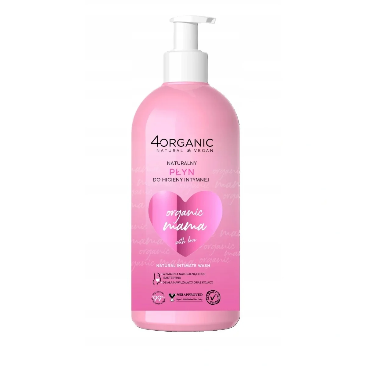 4organic Organic Mama płyn do higieny intymnej, 350 ml