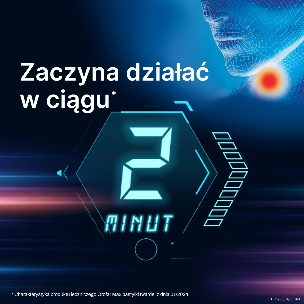 Orofar Max 2 mg + 1 mg 30 pastylek twardych