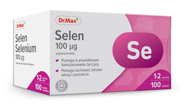 Selen Dr.Max, suplement diety, 100 tabletek
