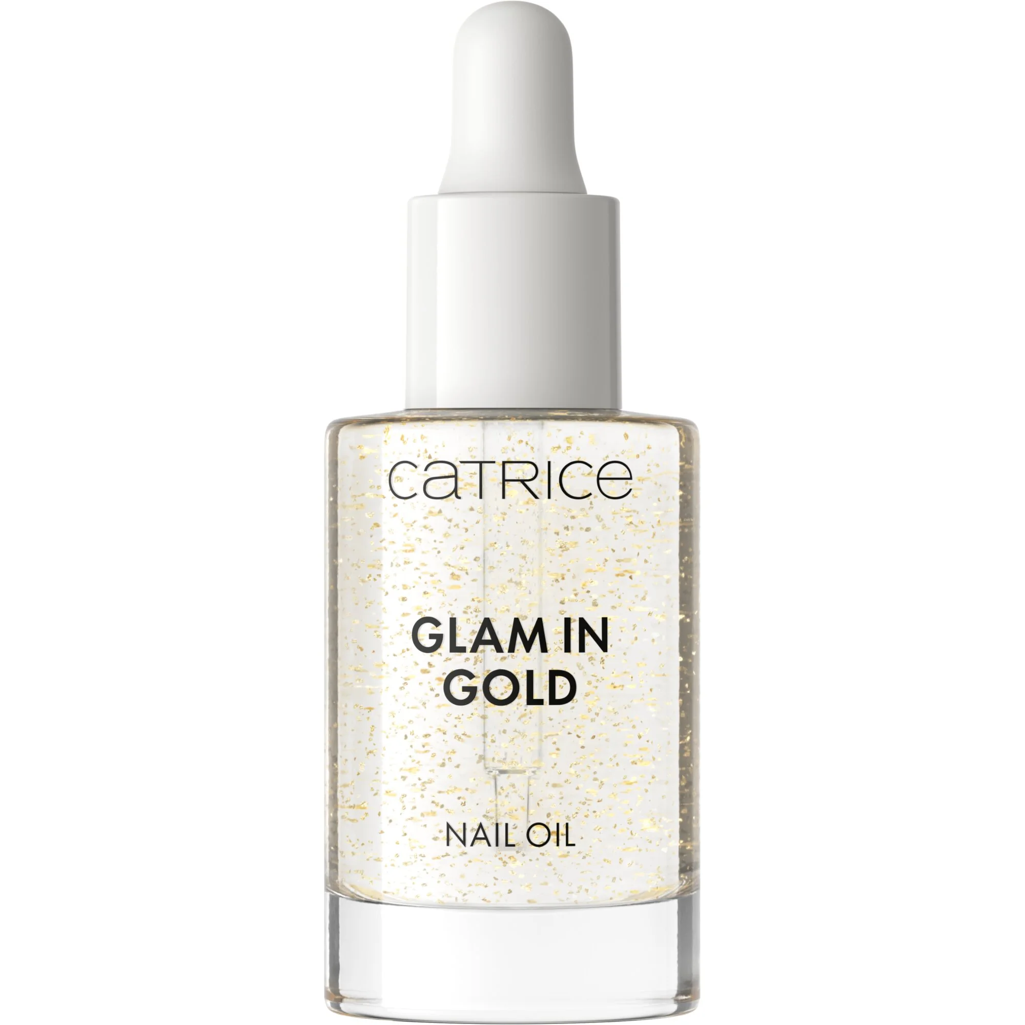 CATRICE Glam In Gold Nail Oil odżywczy olejek do paznokci i skórek, 8 ml