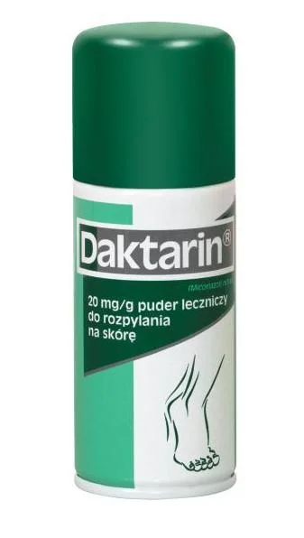 Daktarin 20 mg/g puder do rozpylania na skórę, 100 g