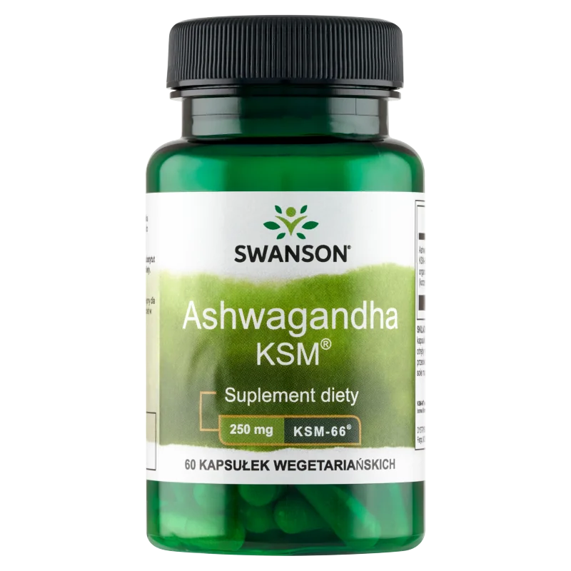 Swanson Ultimate Ashwagandha KSM-66 ekstrakt, 60 kapsułek