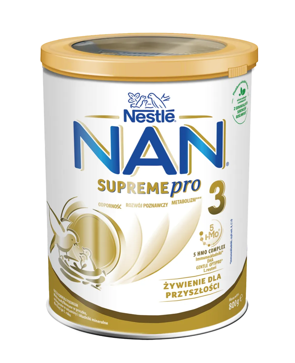 Nestle Nan Supreme Pro 3 HM-O Mleko Modyfikowane Junior Dla dzieci po 1. roku, 800g
