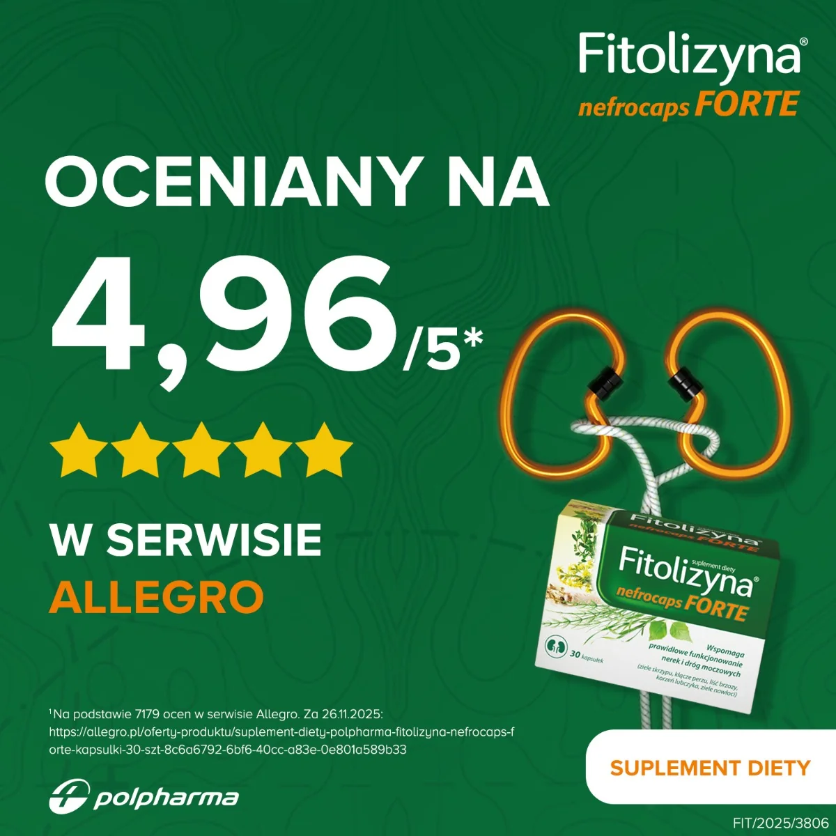 Fitolizyna nefrocaps FORTE 30 kapsułek