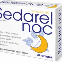 Sedarel Noc, suplement diety, 20 tabletek