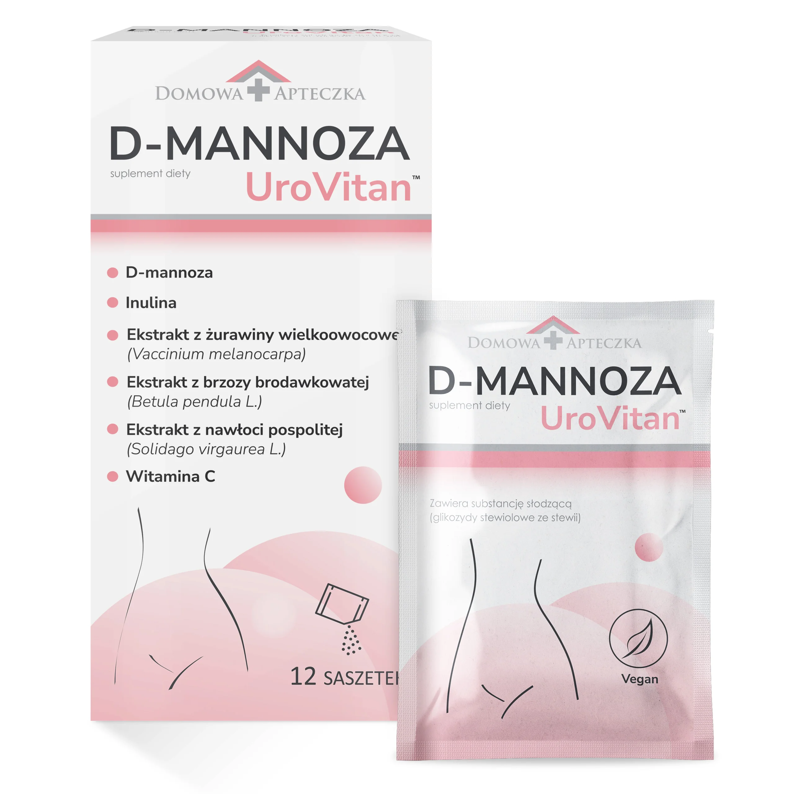 Domowa Apteczka D-Mannoza UroVitan 12 saszetek