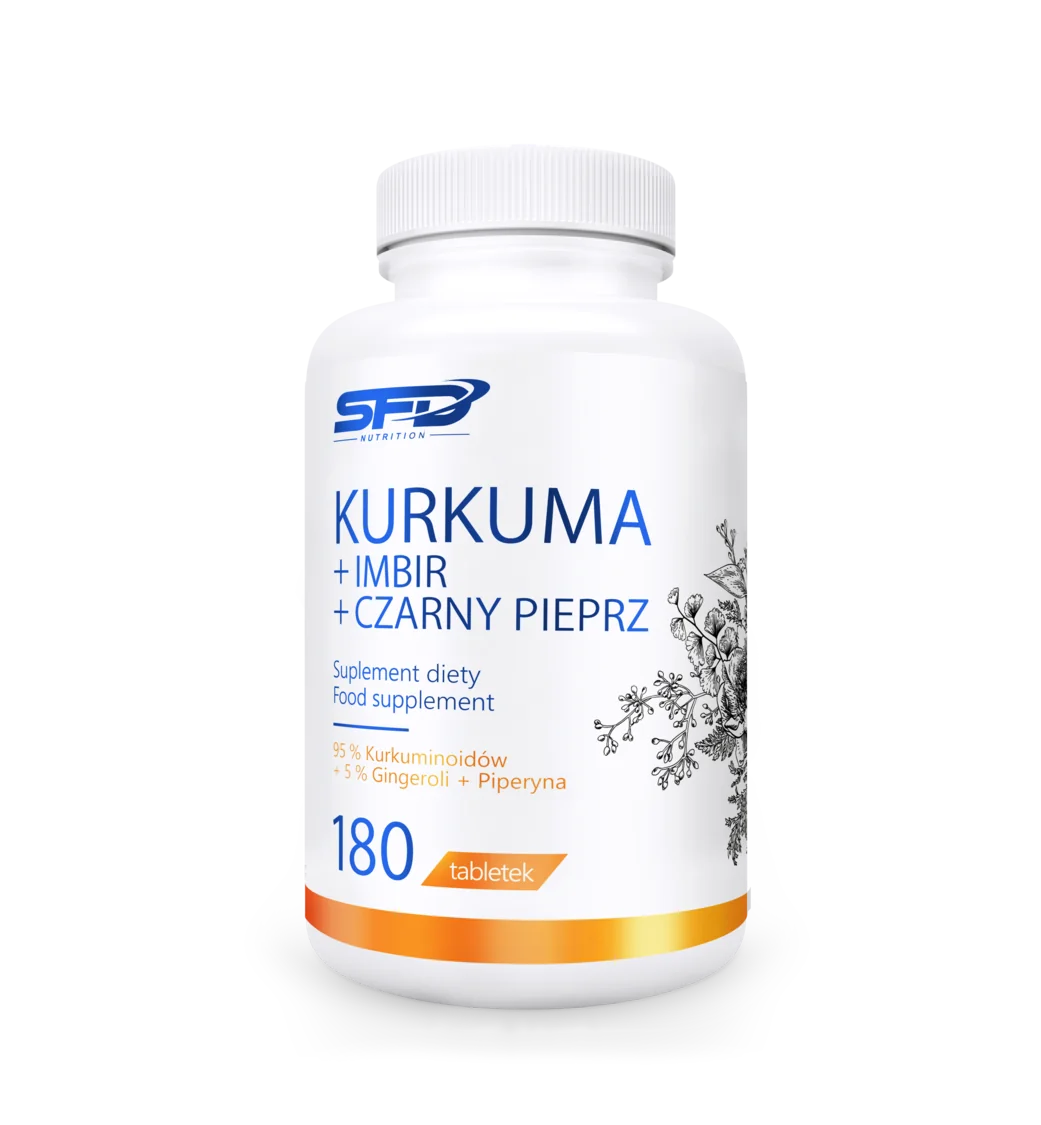 SFD Kurkuma + Imbir + Czarny Pieprz 180 tabletek