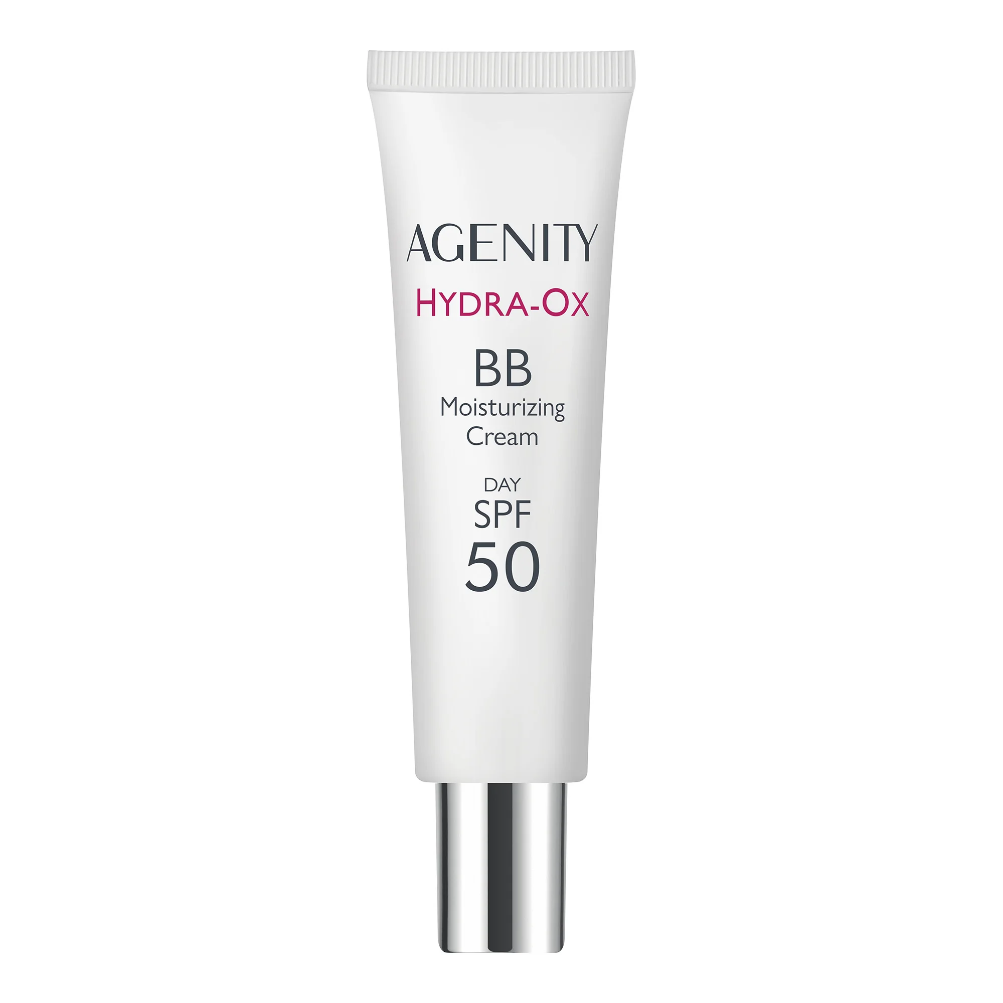 AGENITY Hydra-Ox BB krem nawilżający na dzień SPF 50, 30 ml, 20 medium beige