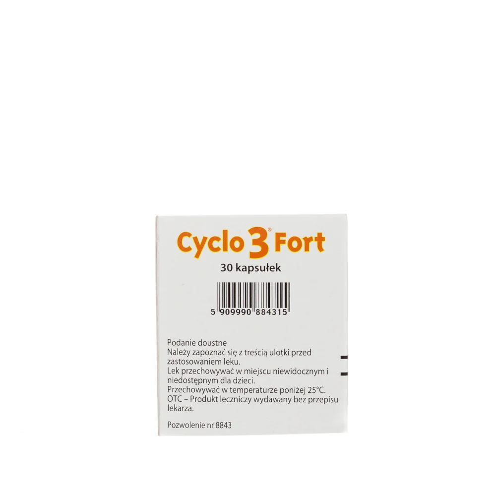 Cyclo 3 Fort 150 mg + 150 mg + 100 mg 30 kapsułek