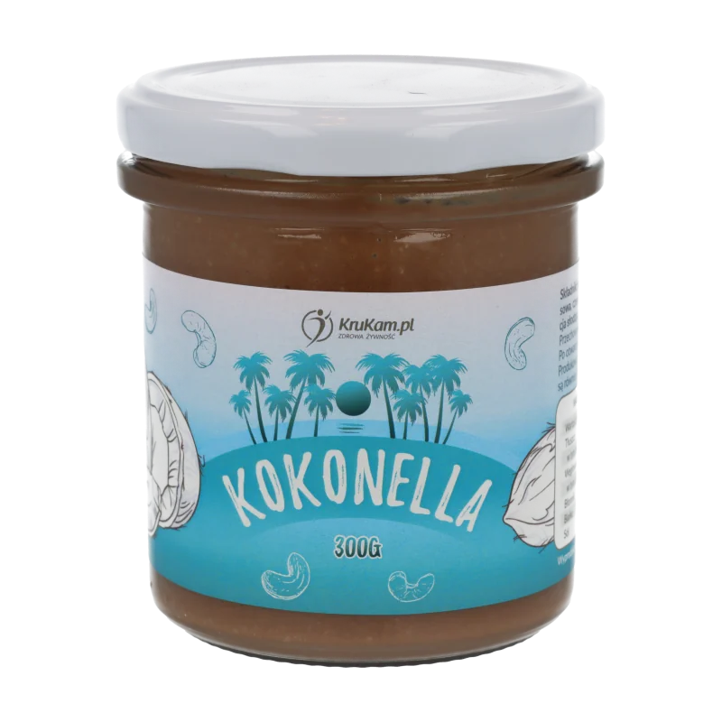 KruKam Kokonella pasta orzechowa, 300 g