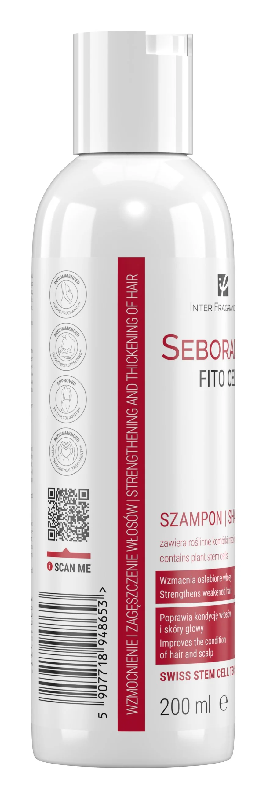 Seboradin FitoCell szampon-kuracja stymulująca odrost włosów, 200 ml