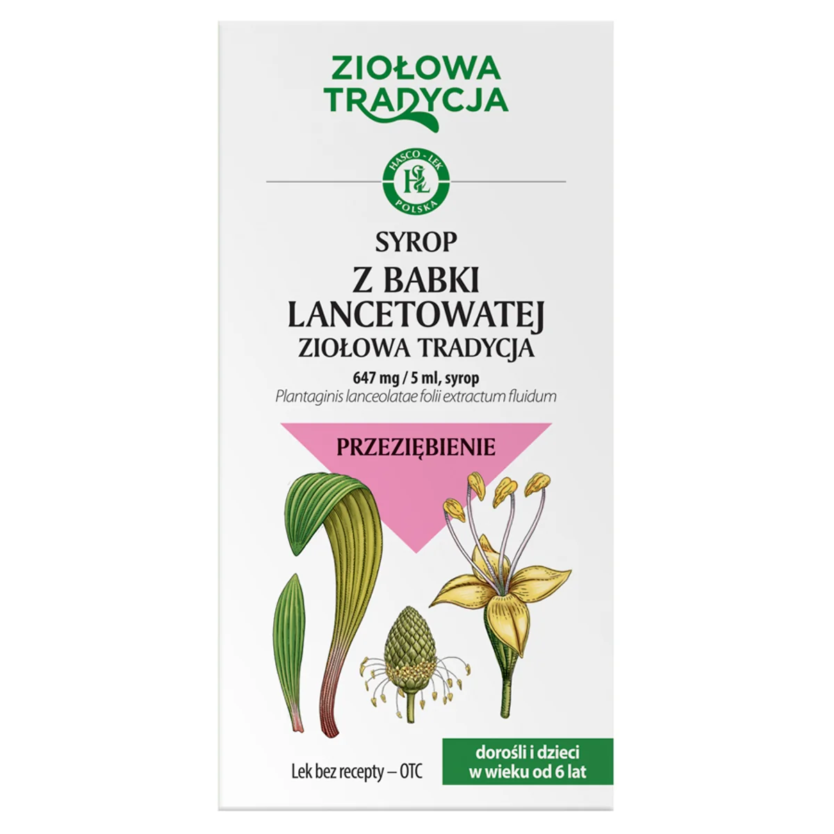 Ziołowa Tradycja Syrop z babki lancetowatej 674 mg/5 ml, syrop, 125 g