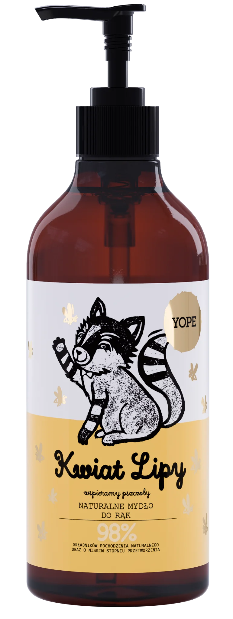 Yope Kwiat Lipy, naturalne mydło w płynie do rąk, 500 ml