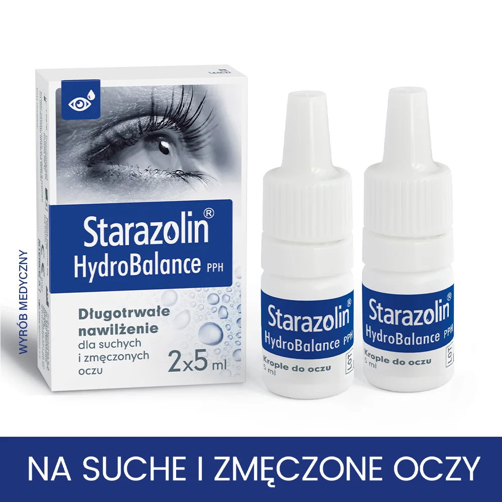Starazolin HydroBalance PPH krople do oczu, 5 ml x 2 butelki