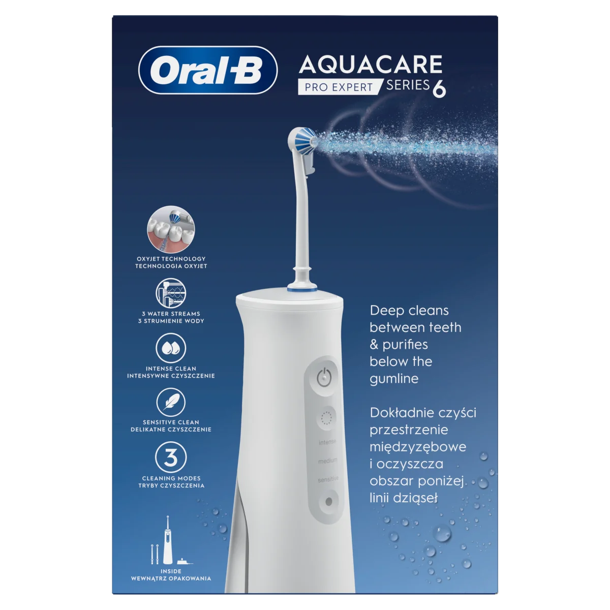 Oral-B AquaCare Pro-Expert 6 Irygator do zębów, 1 szt.