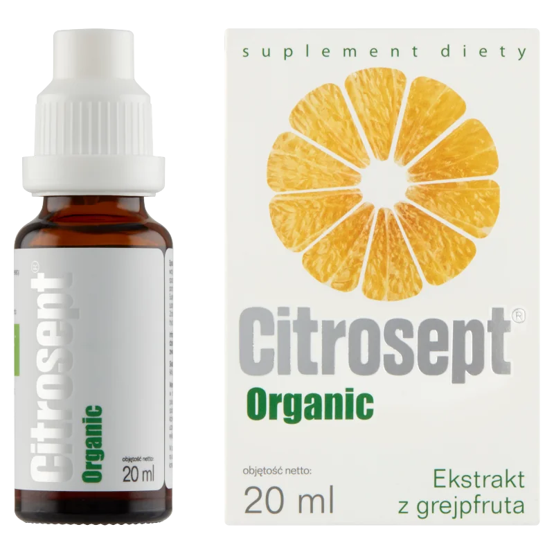 Citrosept Organic ekstrakt z grejpfruta, 20 ml