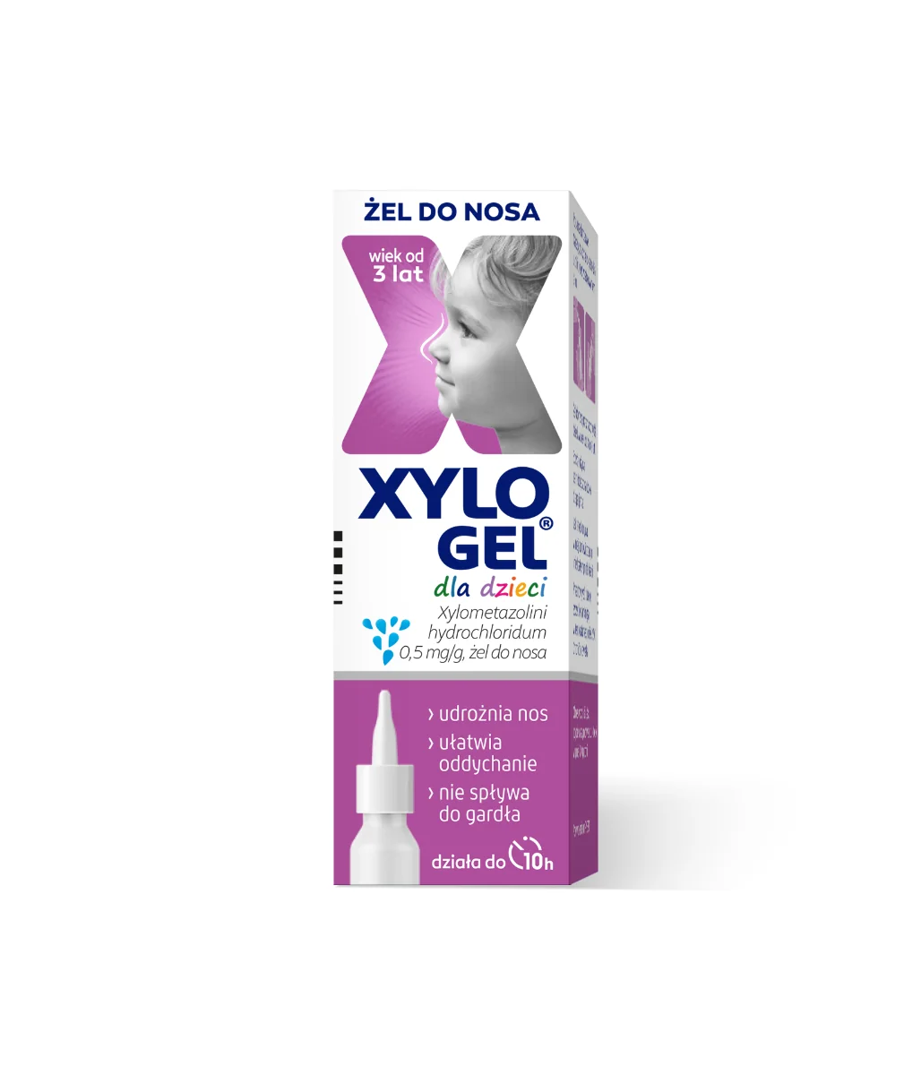 Xylogel dla dzieci 0,5 mg/g, żel do nosa, 10 g