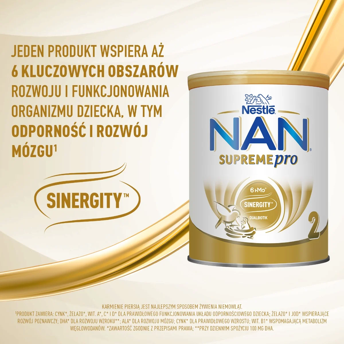 Nan Supreme 2 HM-0, mleko w proszku, 800 g
