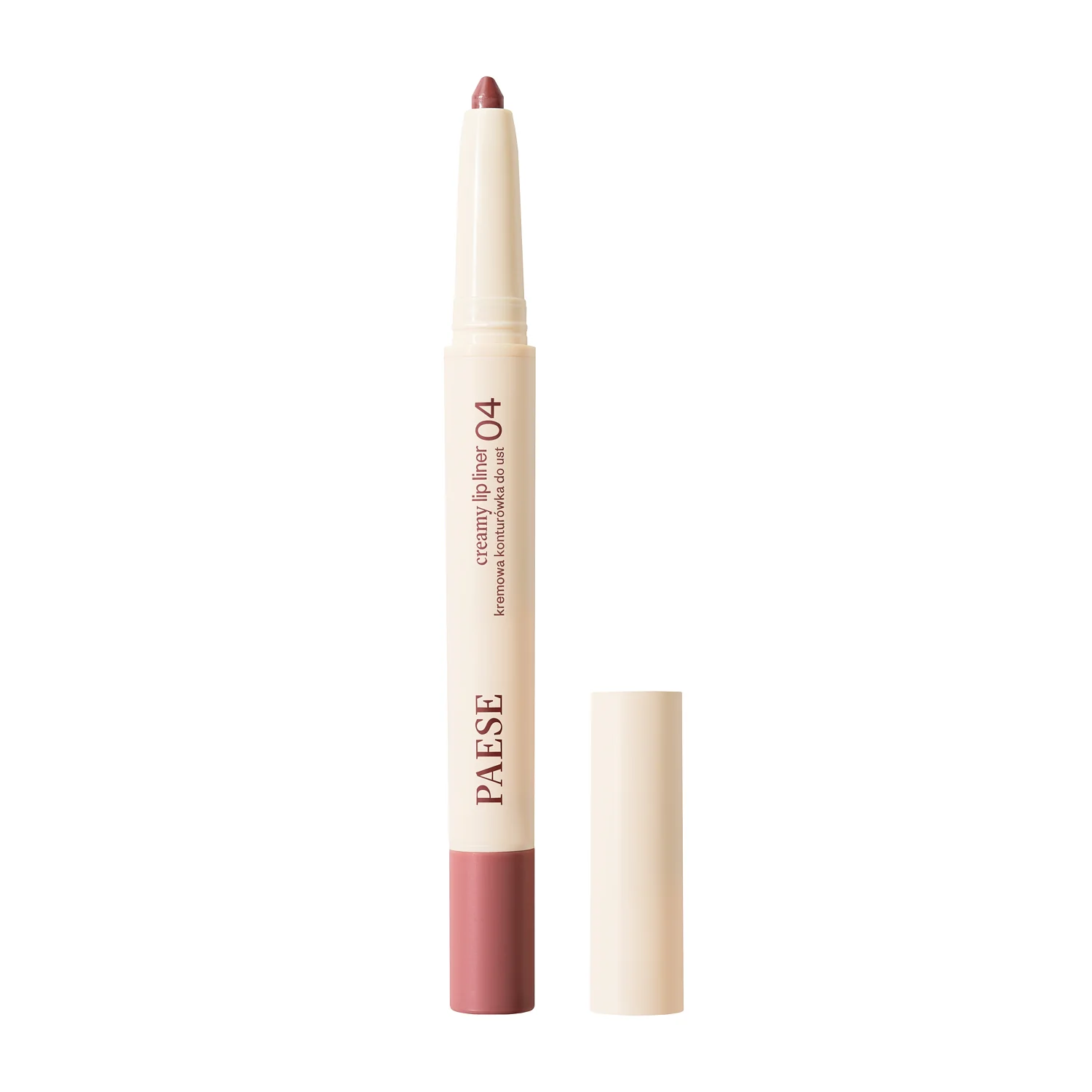 Paese Creamy Lip Liner kremowa konturówka do ust 04 Merry Maroon, 0,6 g