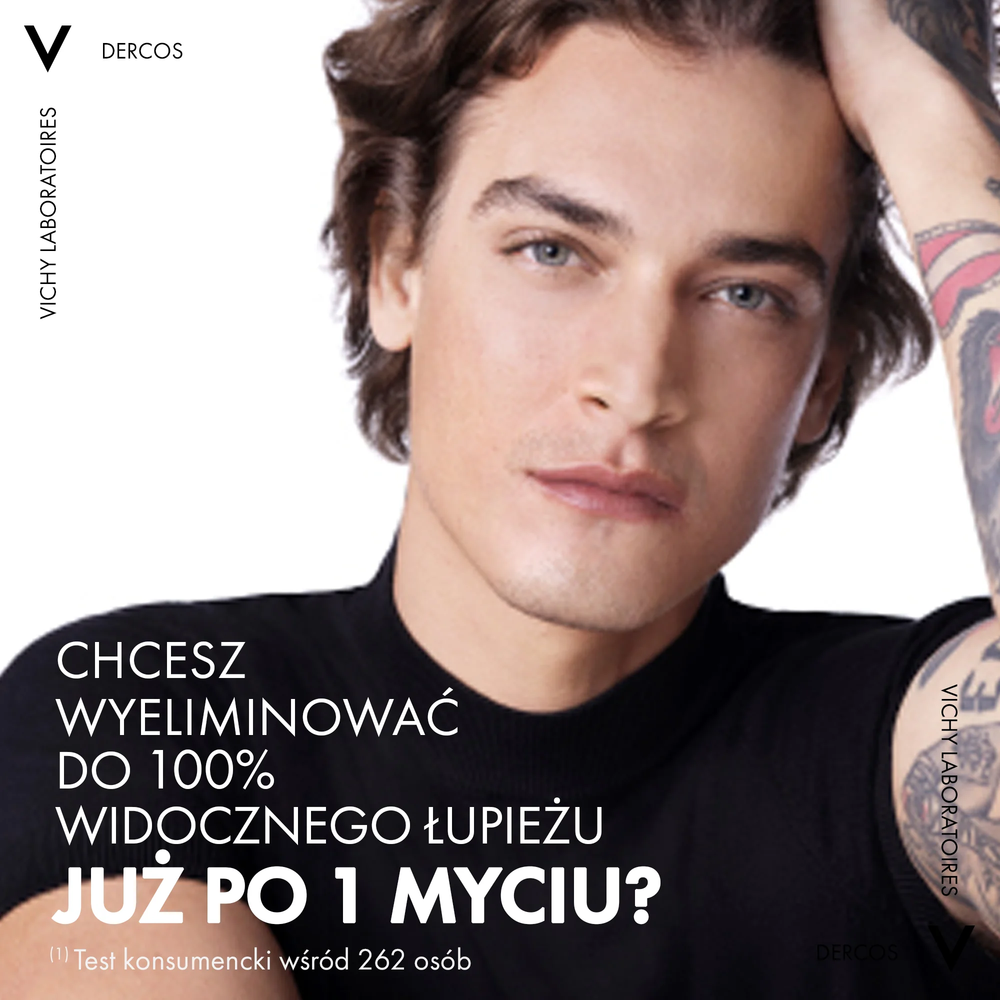 Vichy Dercos Szampon przeciwłupieżowy, włosy normalne i przetłuszczające się, 390 ml
