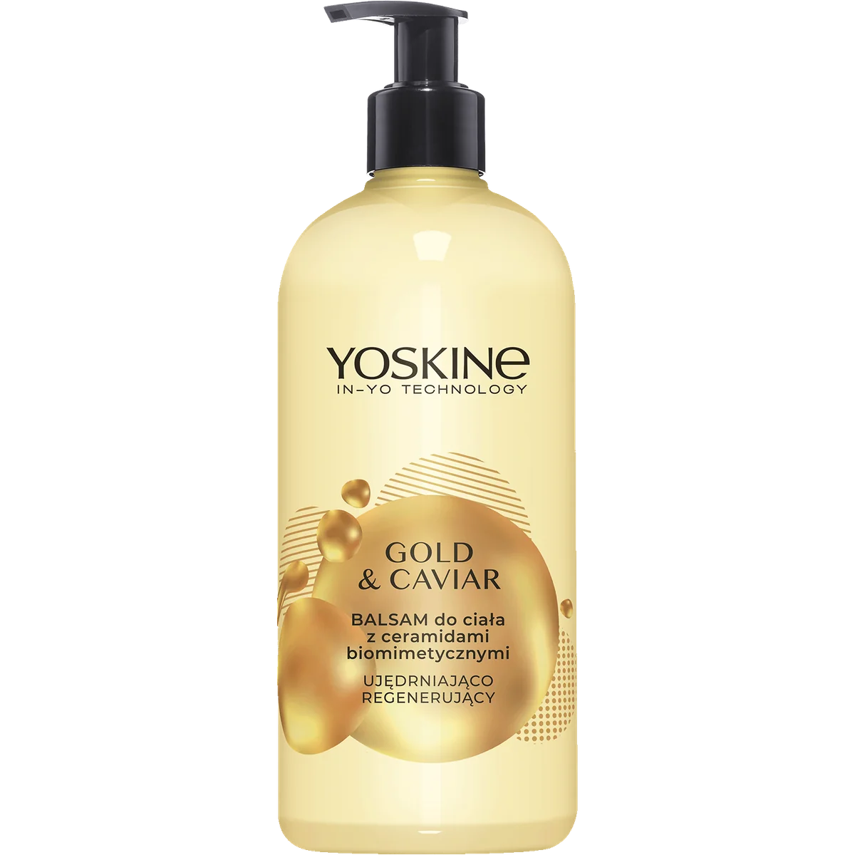 Yoskine Gold & Caviar balsam do ciała z ceramidami biomimetycznymi, 400 ml