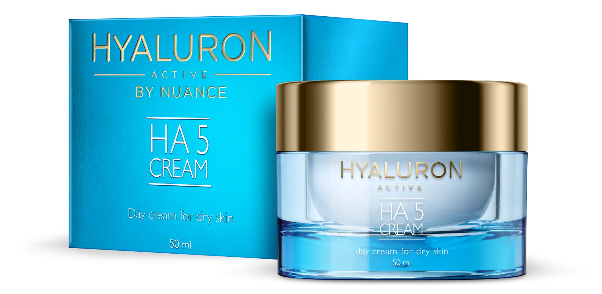 Nuance Hyaluron Active HA 5, krem na dzień do cery suchej, 50 ml