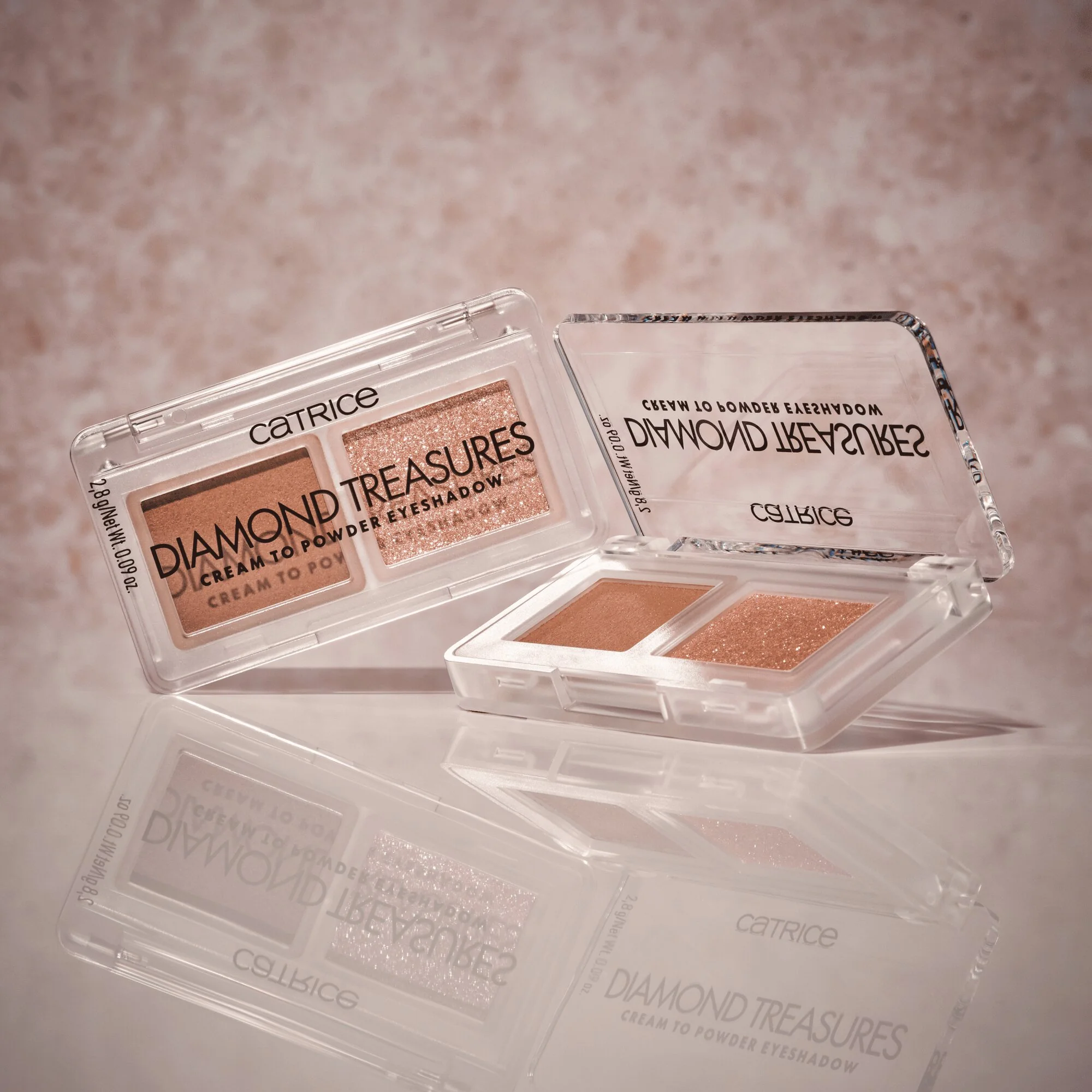 CATRICE Diamond Treasures Cream to Powder Eyeshadow cień do powiek 010 Hazel Spark, 2,8 g