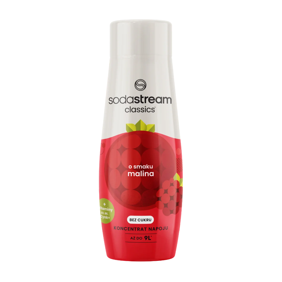 SodaStream syrop o smaku maliny bez cukru, 440 ml
