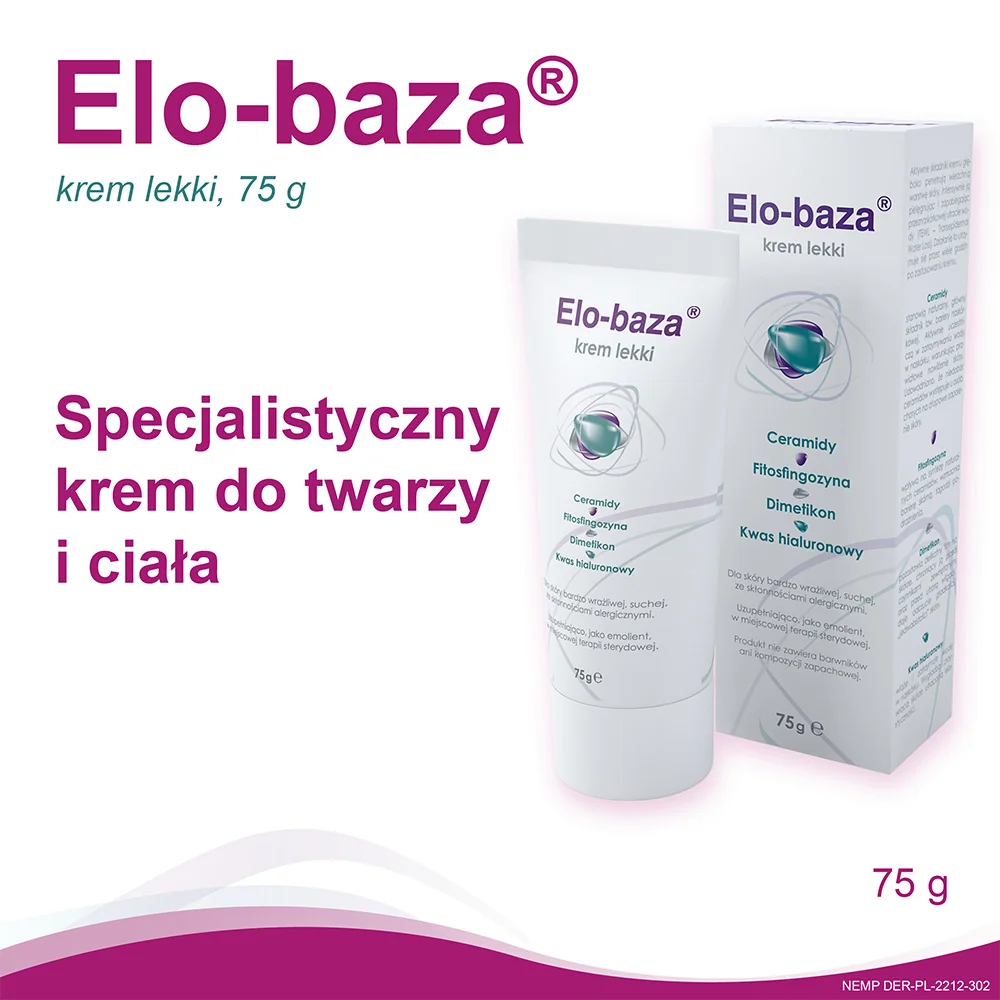 Elo-baza krem lekki, 75g